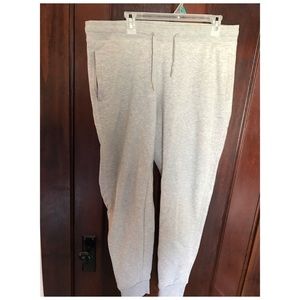 gray sweatpants / joggers